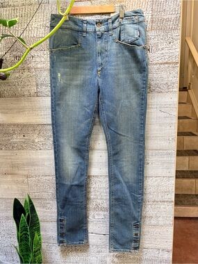 Nikita Jeans | NWT Grunge Distressed Med Blue Skinny Jeans - Women's 29"x30.5"